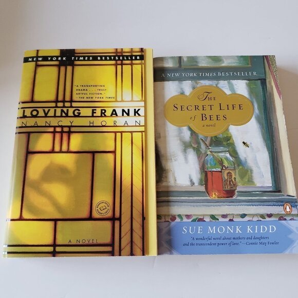 Loving Frank & Secret Life of Bees Softbound Books - Picture 1 of 1